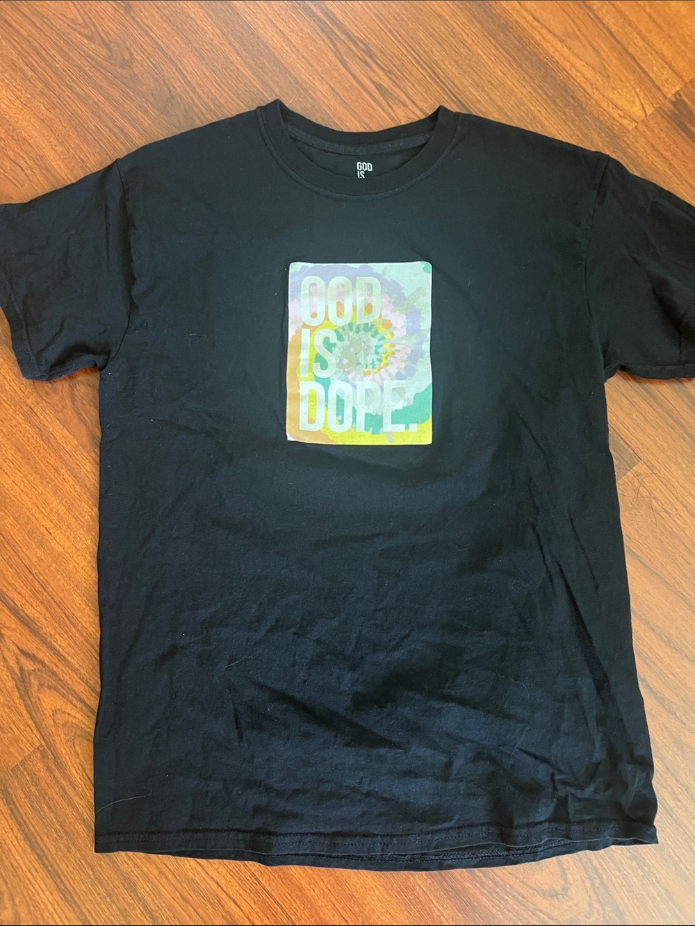 God Is Dope Black Graphic Tee - Short Sleeve